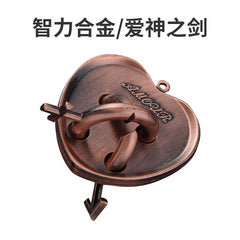 Luban Lock Puzzle Toy - High IQ Metal Unlocking Game