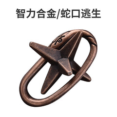 Luban Lock Puzzle Toy - High IQ Metal Unlocking Game
