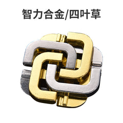 Luban Lock Puzzle Toy - High IQ Metal Unlocking Game